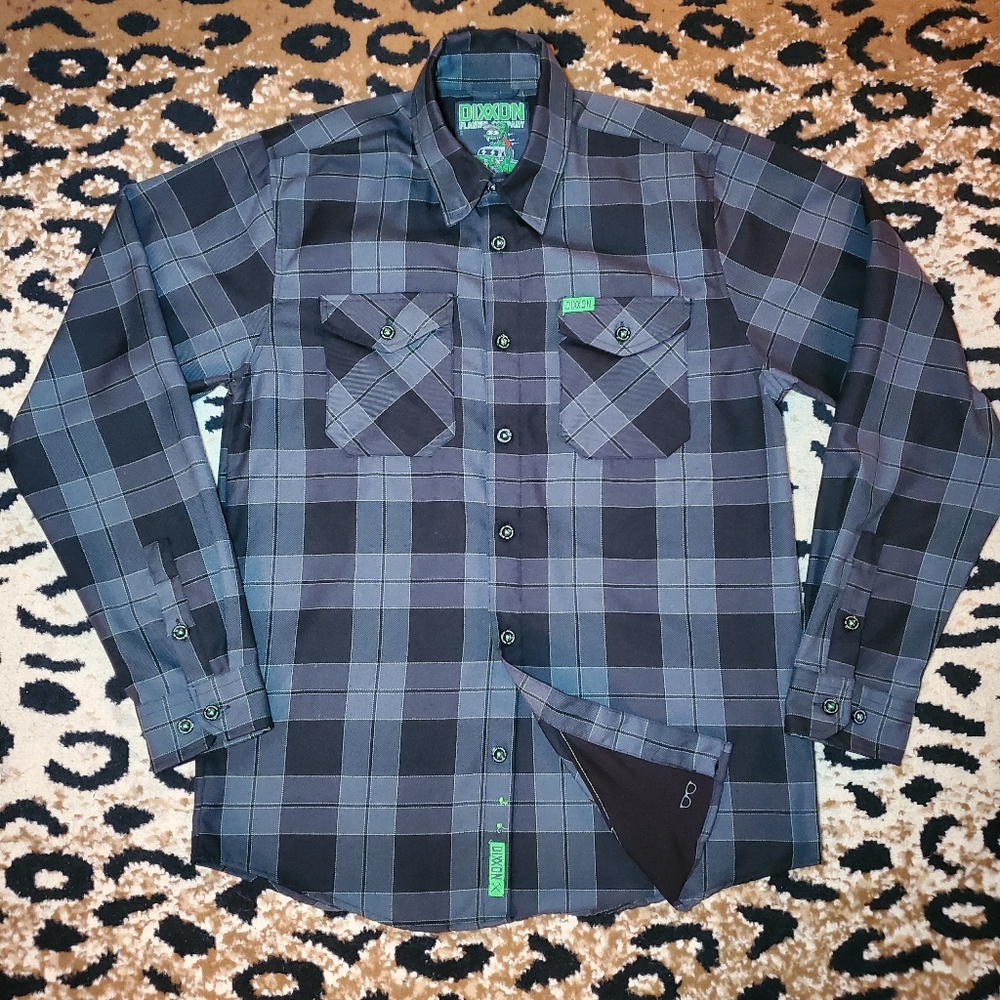 Dixxon Adrenaline Flannel Men's Small Button Up